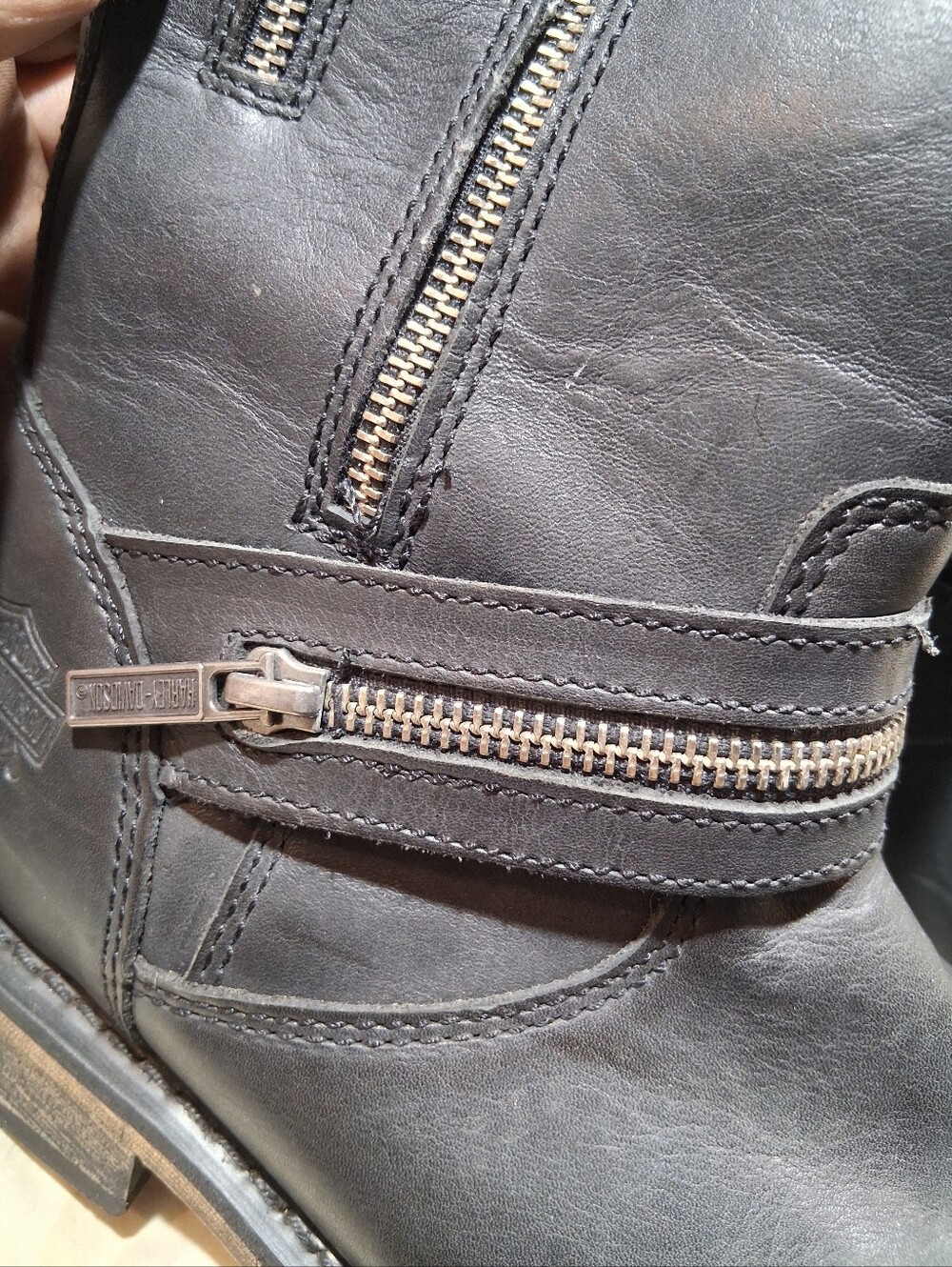 Women's harley Davidson riding boots - Picture 7 of 10
